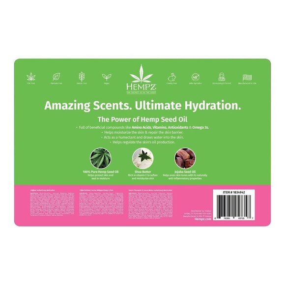 Hempz Lotion Hydration on the Go 2.25 Fluid Ounce Pack of 6 NEW TSA approved - Picture 3 of 3
